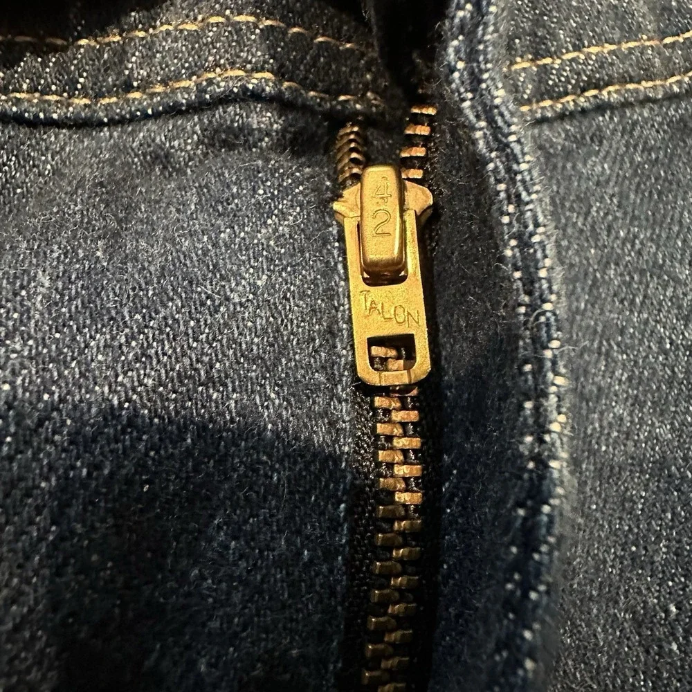 Levi's 505 Vintage Action Casuals Jeans USA Made Talon 42 Straight Fit 34x33